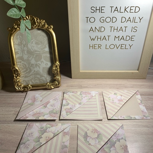 Corner Bookmarks - Set of 5 lovely, Cottagecore design - Picture 8 of 13